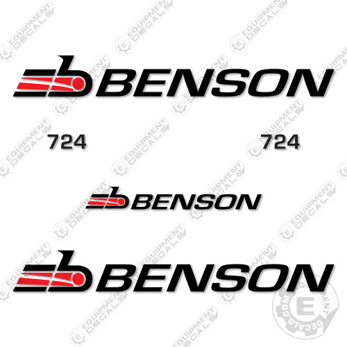 Fits benson 724 decal kit - fits,