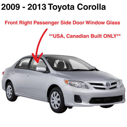 Fits 2009 2013 toyota - fits, corolla